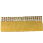 Bougainvillea Gold Beads with Clear Stones and Stones Chain Strap