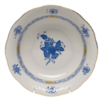 Herend Chinese Bouquet Blue Oatmeal Bowl
