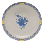 Herend Chinese Bouquet Blue Cream Soup Saucer