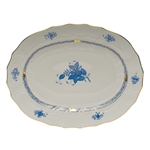 Herend Chinese Bouquet Blue Platter