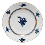 Herend Chinese Bouquet Black Sapphire Salad Plate