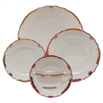 Herend Princess Victoria Pink Five Piece Place Setting