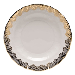 Herend Gold Fish Scale Dessert Plate