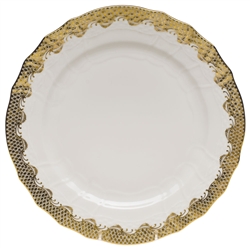Herend Fish Scale Gold Service Plate