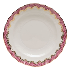 Herend Fish Scale Raspberry Salad Plate
