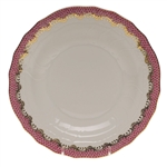 Herend Fish Scale Raspberry Desert Plate