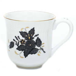 Herend China Chinese Bouquet Black Mug