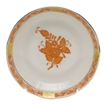 Herend Chinese Bouquet Rust After Dinner Saucer