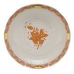 Herend Chinese Bouquet Rust Cream Soup Saucer
