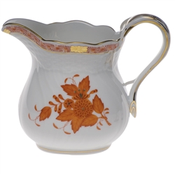 Herend Chinese Bouquet Rust Milk Pitcher