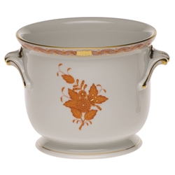 Herend Chinese Bouquet Rust Cachepot