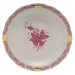Herend Chinese Bouquet Raspberry Cream Soup Saucer