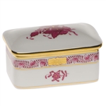Herend Chinese Bouquet Raspberry Covered Box