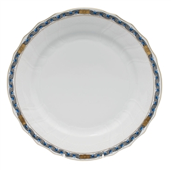 Herend Chinese Bouquet Garland Black Sapphire Dinner Plate