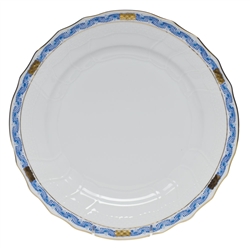 Herend Chinese Bouquet Garland Blue Dinner Plate