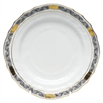 Herend Chinese Bouquet Garland Black Bread & Butter Plate