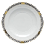 Herend Chinese Bouquet Garland Black Salad Plate