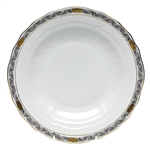 Herend Chinese Bouquet Garland Black Dessert Plate