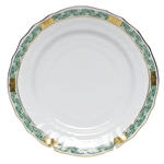 Herend Chinese Bouquet Garland Green Bread and Butter Plate