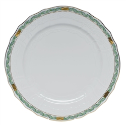 Herend Chinese Bouquet Garland Green Service Plate