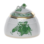Herend Chinese Bouquet Green Honey Pot
