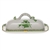Herend Chinese Bouquet Green Covered Butter Dish With Branch