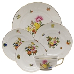 Herend Fruit and Flowers Five Piece Place Setting