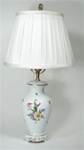 Herend Printemps Basket Weave Lamp With Shade