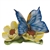 Herend Butterfly on Yellow Flowers