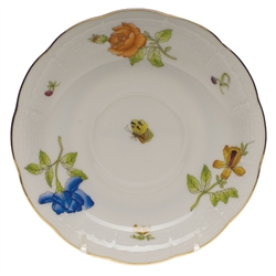 Herend Antique Iris Tea Saucer Motif #3