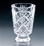 Heritage Irish Crystal Cathedral 7 inch Footed Vase