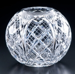 Heritage Irish Crystal 8 inch Cathedral Rose Bowl