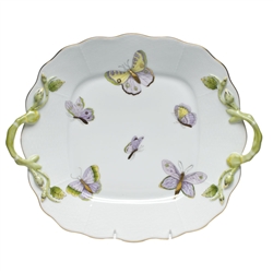 Herend China Royal Garden Square Cake Plate