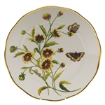 Herend American Wildflowers Indian Blanket Flower Dinner Plate