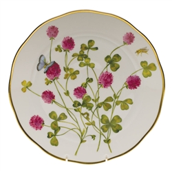 Herend American Wildflowers Red Clover Dinner Plate