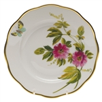 Herend American Wildflowers Passion Flower Salad Plate