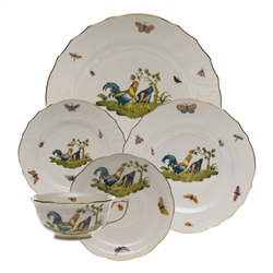 Herend Chanticleer Five Piece Place Setting Motif 4