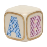 Herend ABC Block Multicolored Fishnet