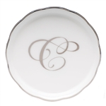Herend Platinum Monogram Coasters - C