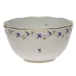 Herend Blue Garland Round Serving Bowl