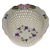 Herend Blue Garland Open Weave Basket