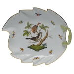Herend Rothschild Bird Leaf Dish