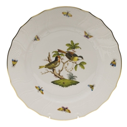 Herend Rothschild Bird Dinner Plate Motif #11