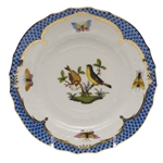 Herend Rothschild Bird Blue Bread & Butter Plate Motif #7