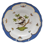 Herend Rothschild Bird Blue Dessert Plate Motif #1
