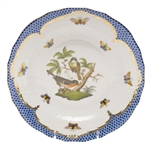 Herend Rothschild Bird Blue Dessert Plate Motif #2