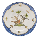 Herend Rothschild Bird Blue Dessert Plate Motif #5
