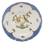 Herend Rothschild Bird Blue Dessert Plate Motif #7
