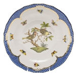 Herend Rothschild Bird Blue Dessert Plate Motif #11