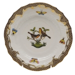 Herend Rothschild Bird Brown Bread & Butter Plate Motif #9